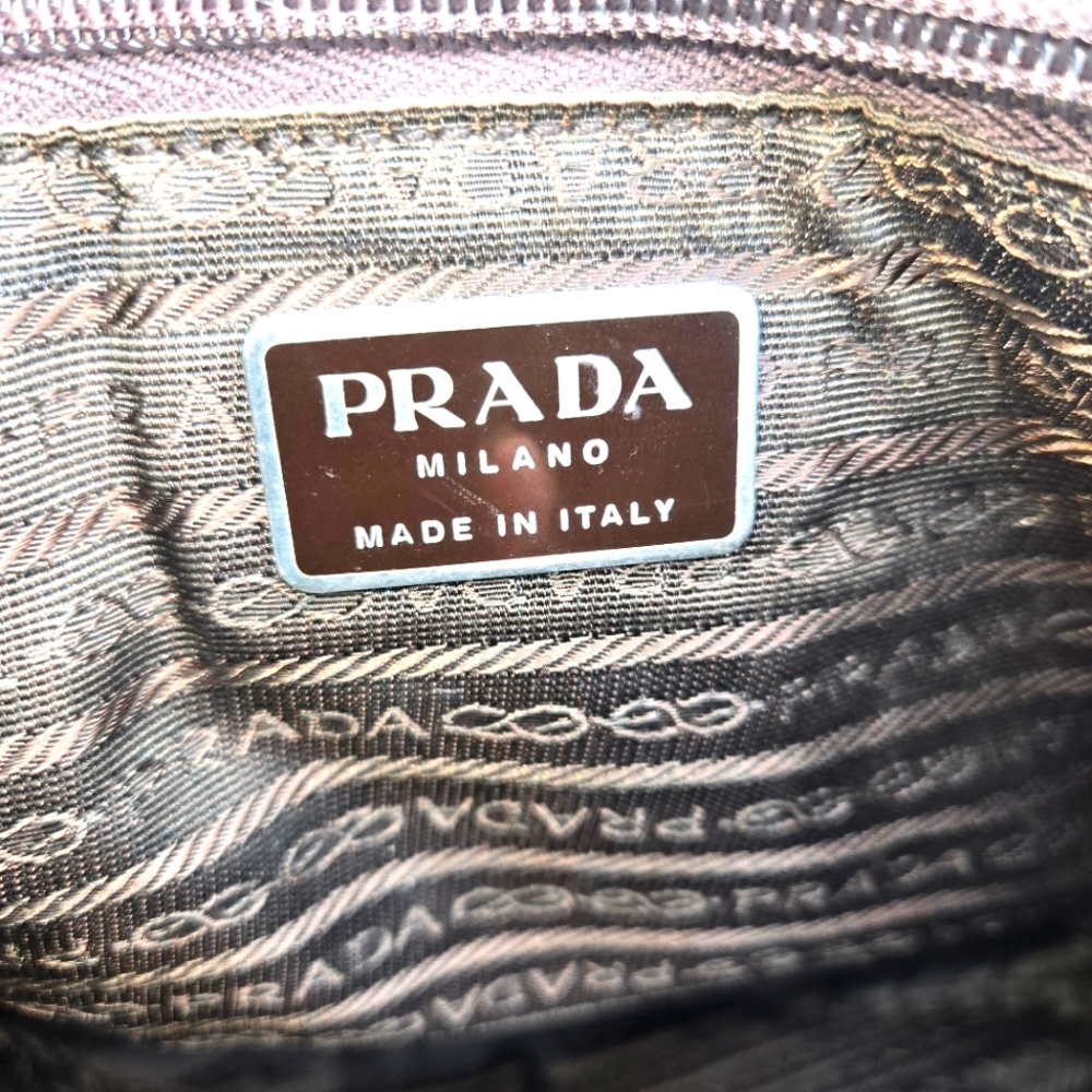 Authentic - Prada Green Backpack Rucksack Nylon -… - image 6